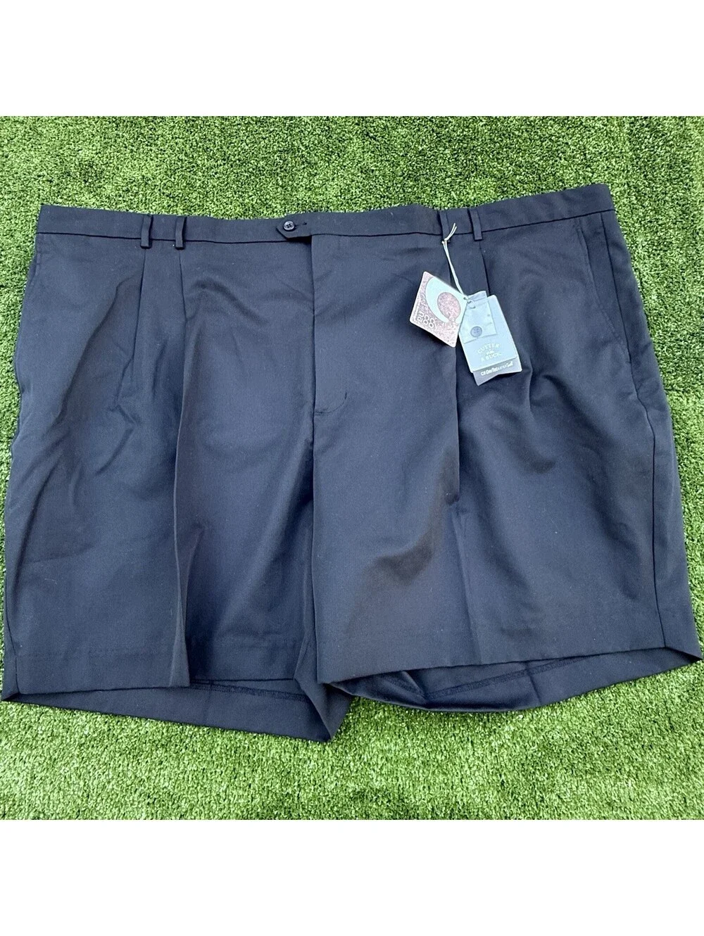 Cutter & Buck DryTec Luxe Golf Shorts Big & Tall 60 Black Performance NWT